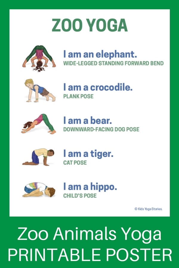 Zoo Yoga: posiciones de animalitos