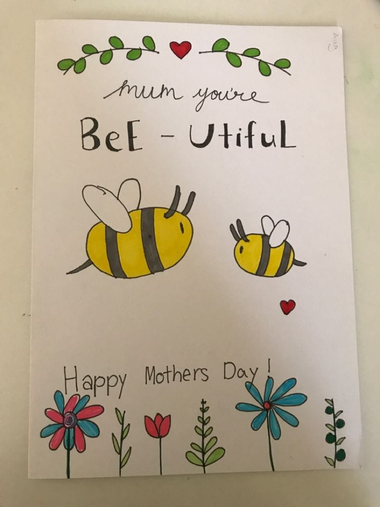 Mom you're Bee-utiful
