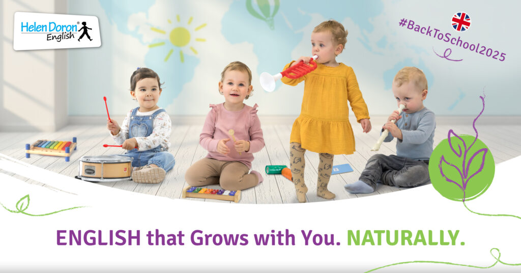 Cómo funcionan los cursos de inglés para bebés y niños pequeños